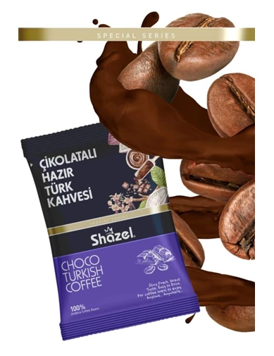 Needion - Shazel Çikolatalı Hazır Türk Kahvesi 100 gr x 16 Paket