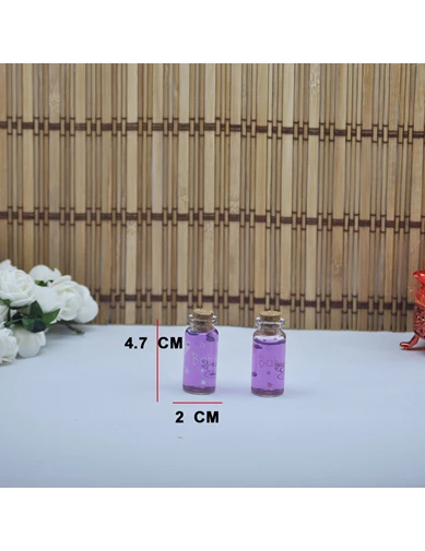 Needion - Şişe Cam Mantar Tıpalı Baby Yazılı Figürlü Model (50 Adet)