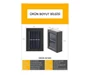 Needion - Solar Çift Taraflı Duvar Lambası Güneş Enerjili Aydınlatma Dekorasyon Aplik Işık (2 Adet)