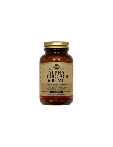 Needion - Solgar Alpha Lipo Acid 600 Mg 50 Tablet