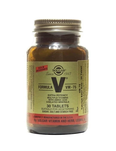 Needion - Solgar Formula Vm - 75 30 Tablet 