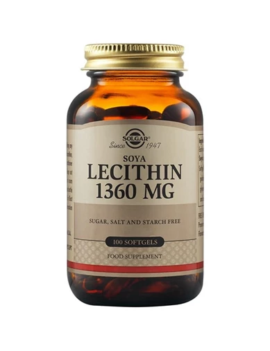 Needion - Solgar Lecithin 1360 mg 100 Tablet