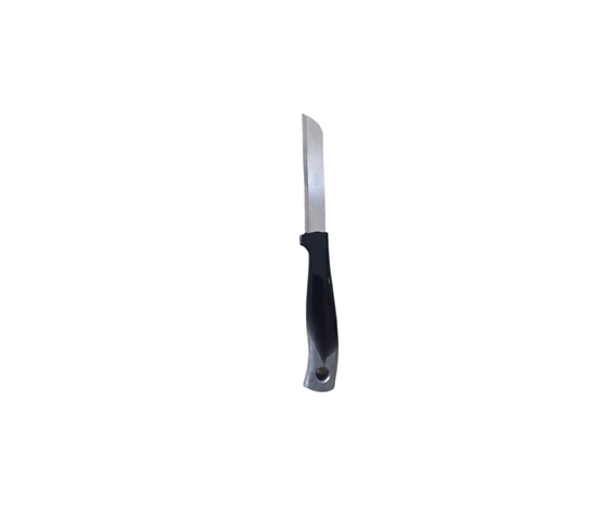 Needion - Solingen Domates Soyma Bıçağı 6 Adet Ebruli Siyah Renk Meyve Sebze Bıçağı