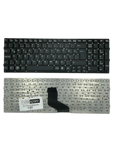 Needion - Sony Vaio VPC-F21ZHJ, VPC-F224FDB Uyumlu Laptop Klavye Siyah TR