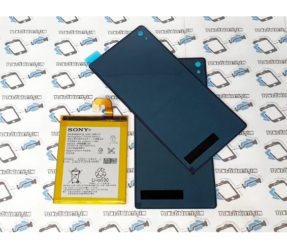 Needion - Sony Xperia Z3 Pil Batarya + Arka Kapak