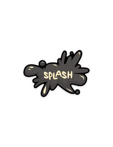 Needion - Splash Çizgi Roman Efekti Sticker Çınar Extreme 