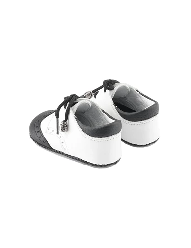 Needion - Spor Deri Bebek Ayakkabısı Siyah