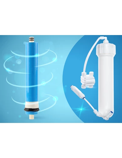 Needion - Su Arıtma Cihazı Standart Membran ve Membran Kabı Yenileme Seti