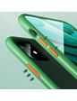 Needion - Teleplus Benks iPhone 11 Pro Max Kılıf Mat Sert Korumalı Tank Silikon   Tam Kapatan Cam Şeffaf
