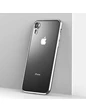Needion - Teleplus Benks iPhone X Kılıf Electroplating Tpu Lazer Silikon   Tam Kapatan Cam Siyah