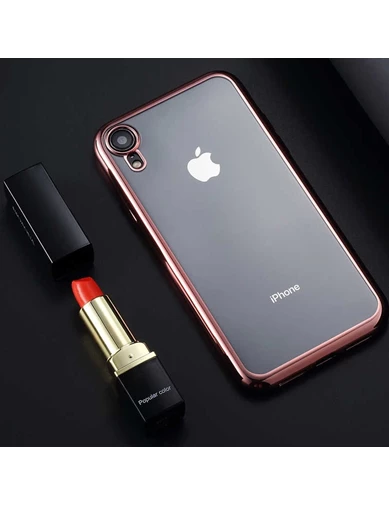 Needion - Teleplus Benks iPhone XS Kılıf Electroplating Tpu Lazer Silikon   Tam Kapatan Cam