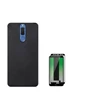 Needion - Teleplus Huawei Mate 10 Lite Karbon Silikon Kılıf   Tam Kapatan Cam Siyah