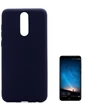Needion - Teleplus Huawei Mate 10 Lite Lüks Silikon Kılıf   Cam Ekran Koruyucu Siyah
