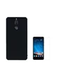Needion - Teleplus Huawei Mate 10 Lite Sert Kapak Kılıf   Cam Ekran Koruyucu Siyah