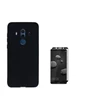Needion - Teleplus Huawei Mate 10 Pro İmax Kamera Koruma Silikon Kılıf   Tam Kapatan Cam Siyah