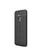 Needion - Teleplus  Huawei Mate 20 Lite Deri Dokulu Silikon Kılıf   Nano Ekran Koruyucu Siyah