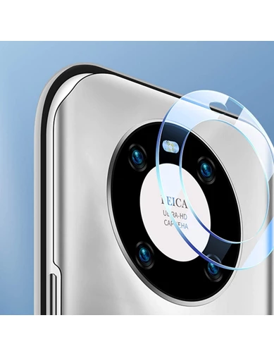 Needion - Teleplus Huawei Mate 40 Pro Kılıf Deri Dokulu Niss Silikon   Tam Kapatan Ekran Koruyucu  Kamera Koruyucu