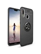 Needion - Teleplus Huawei P Smart 2019 Ravel Yüzüklü Silikon Kılıf   Nano Ekran Koruyucu Siyah