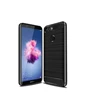 Needion - Teleplus Huawei P Smart Özel Karbon ve Silikonlu Kılıf  Siyah