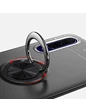 Needion - Teleplus Huawei P Smart Pro Kılıf Ravel Yüzüklü Standlı Silikon   Nano Ekran Koruyucu Siyah