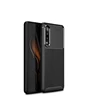 Needion - Teleplus Huawei P30 Ultra Soft Negro Karbon Silikon Kılıf   Nano Ekran Koruyucu Siyah
