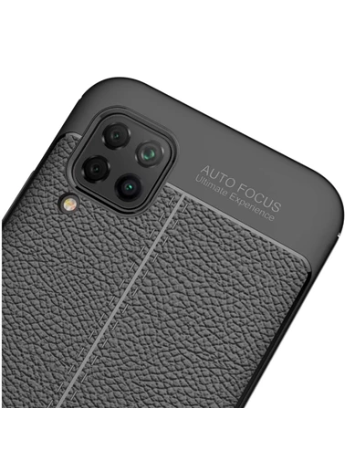 Needion - Teleplus Huawei P40 Lite Kılıf Deri Dokulu Silikon 