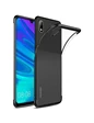 Needion - Teleplus Huawei Y5 2019 Lüks Lazer Silikon Kılıf   Nano Ekran Koruyucu Siyah
