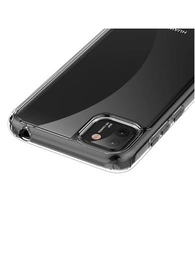 Needion - Teleplus Huawei Y5P Kılıf Gard Darbe Korumalı Silikon   Nano Ekran Koruyucu