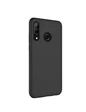 Needion - Teleplus Huawei Y7 2019 Soft Touch Silikon Kılıf   Nano Ekran Koruyucu Siyah