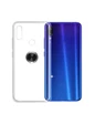 Needion - Teleplus Huawei Y7 2019 Yüzüklü Silikon Kılıf   Nano Ekran Koruyucu Siyah