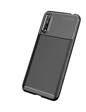 Needion - Teleplus Huawei Y8p Kılıf Negro Karbon Silikon  Siyah