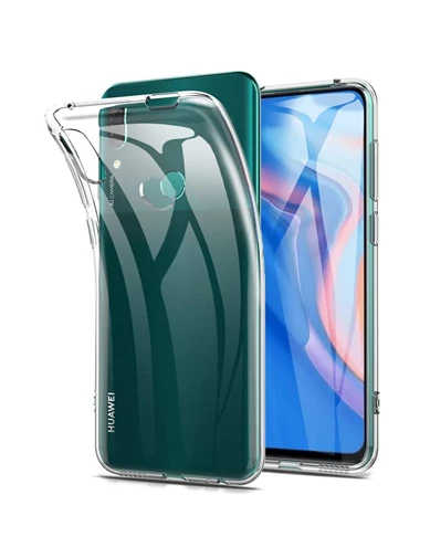 Needion - Teleplus Huawei Y9 Prime 2019 Kılıf Lüks Silikon   Nano Ekran Koruyucu
