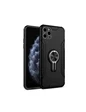 Needion - Teleplus iPhone 11 Pro Kılıf Coco Standlı Yüzüklü Tank Kapak   Nano Ekran Koruyucu Siyah