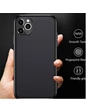 Needion - Teleplus iPhone 11 Pro Kılıf Lansman Suni Deri Silikon  Siyah
