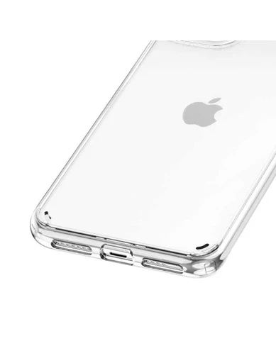 Needion - Teleplus iPhone 11 Pro Max Kılıf Coss Sert Hibrit Silikon   Nano Ekran Koruyucu