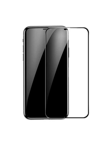 Needion - Teleplus iPhone 11 Pro Max Kılıf Gard Sert Silikon   Tam Kapatan Cam