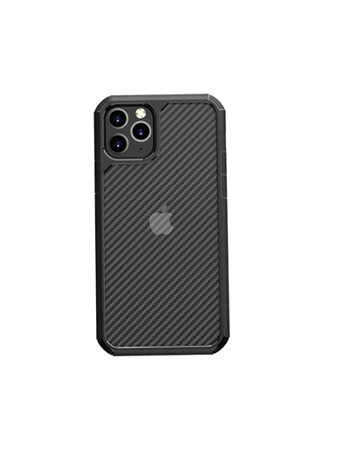 Needion - Teleplus iPhone 11 Pro Max Kılıf İNOX FROSTED DOUBLE HİBRİT SHOCKPROOF TANK KAPAK 