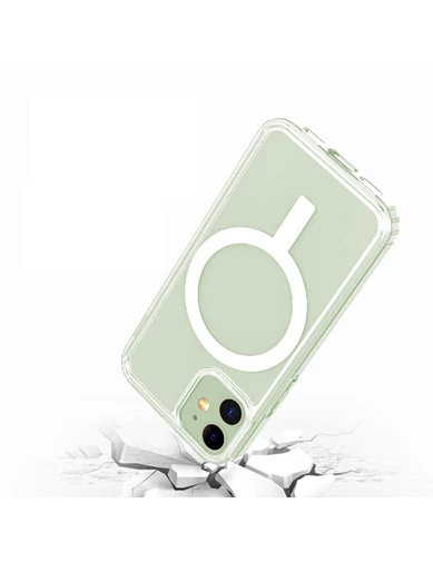 Needion - Teleplus iPhone 12 Kılıf Coss Wireless Destekli Hibrit Silikon 
