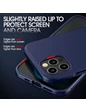 Needion - Teleplus iPhone 12 Kılıf Wiwu Sand Stone Suni Deri Shockproof Tank Kapak  Kırmızı