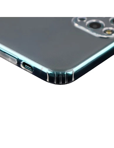 Needion - Teleplus iPhone 12 Mini Kılıf Kamera Korumalı Anti Şok Silikon   Nano Ekran Koruyucu