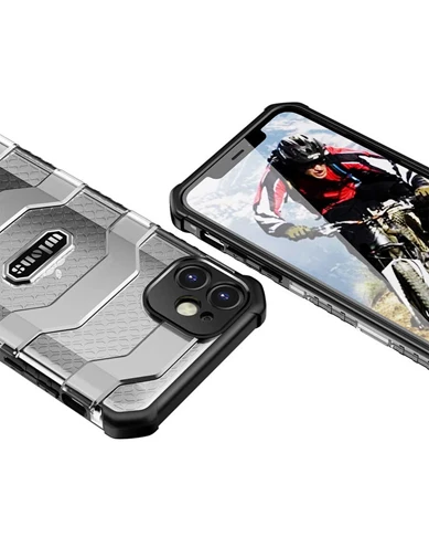 Needion - Teleplus iPhone 12 Mini Kılıf Wlons Mit Kamera Korumalı Silikon   Nano Ekran Koruyucu