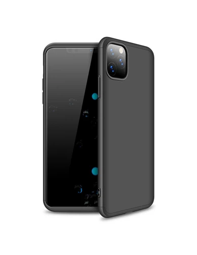Needion - Teleplus iPhone 12 Pro Kılıf 360 Ays zore Sert Kapak   Nano Ekran Koruyucu
