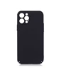 Needion - Teleplus iPhone 12 Pro Kılıf Kapp Kamera Korumalı Sert Rubber Silikon   Nano Ekran Koruyucu Siyah