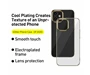 Needion - Teleplus iPhone 12 Pro Kılıf Tarex Pixel Plating Lazer Sert Rubber Silikon   Nano Ekran Koruyucu