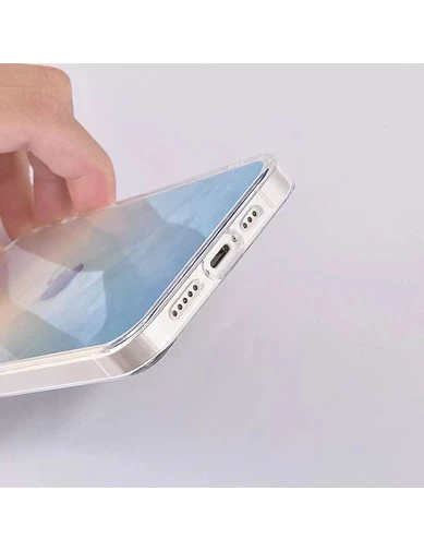 Needion - Teleplus iPhone 12 Pro Kılıf Wiwu Chameleon Arkası Cam Lazer Silikon   Nano Ekran Koruyucu