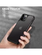 Needion - Teleplus iPhone 12 Pro Max Kılıf İNOX Frosted DOUBLE HİBRİT SHOCKPROOF TANK KAPAK  Siyah