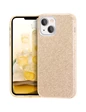 Needion - Teleplus iPhone 13 Kılıf Simli Silikon  Altın Rengi
