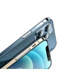 Needion - Teleplus iPhone 13 Mini Kılıf Manyetik Kristal Wiriless Destekli Sert Kapak Silikon   Wiriless Şarj Aleti Şeffaf