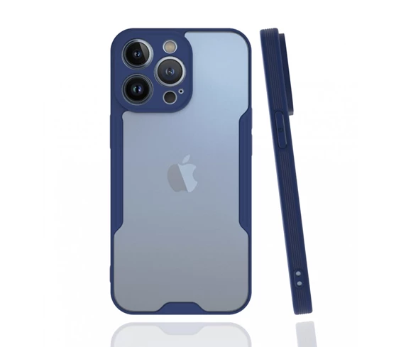 Needion - Teleplus iPhone 13 Pro Kılıf Kamera Korumalı Parfe Silikon 