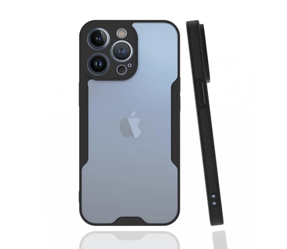 Needion - Teleplus iPhone 13 Pro Max Kılıf Kamera Korumalı Parfe Silikon 